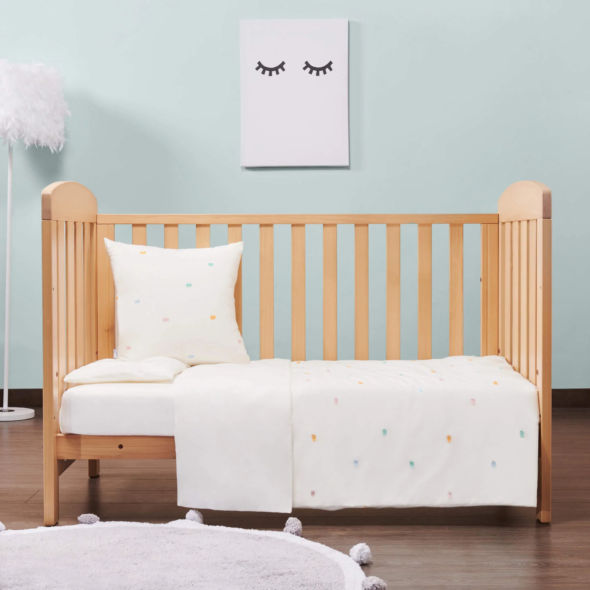 Alice Cot Bed Pebble - Image 13