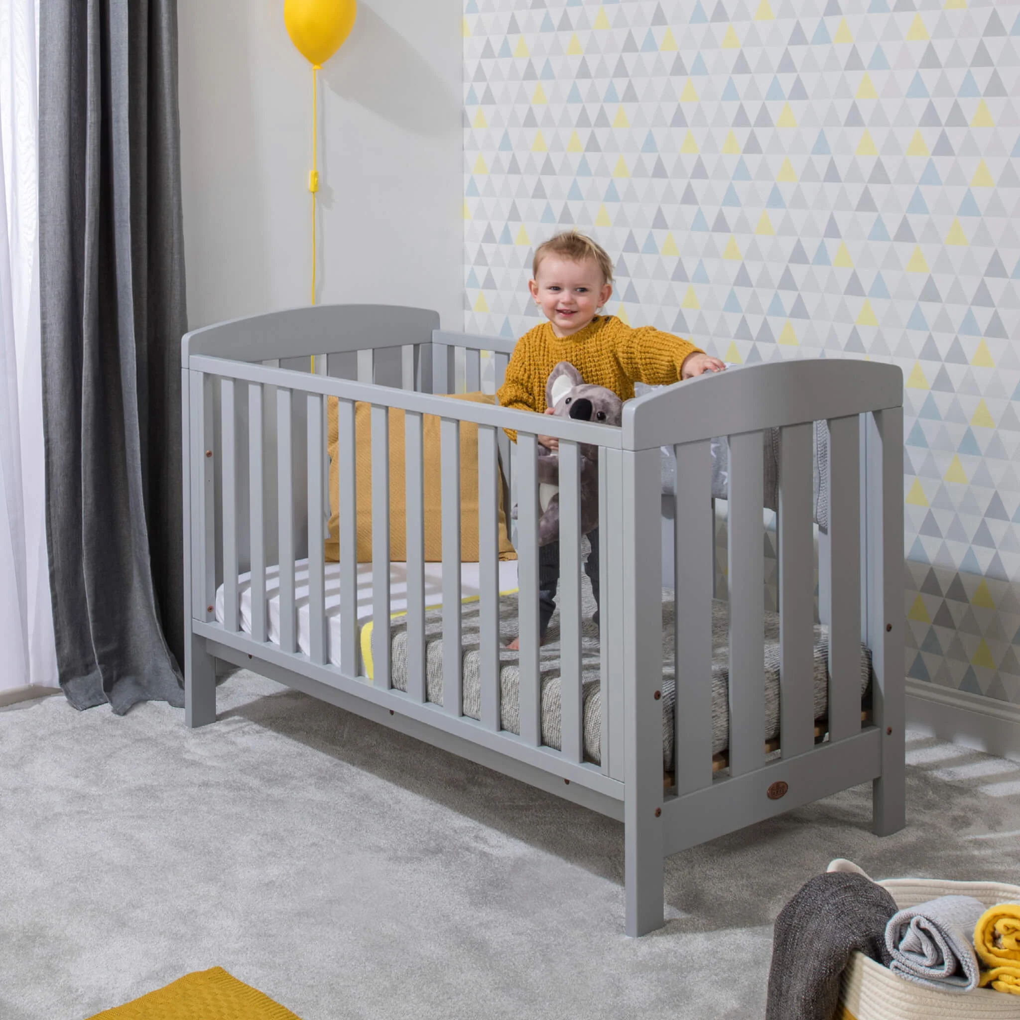Alice Cot Bed Pebble - Image 7