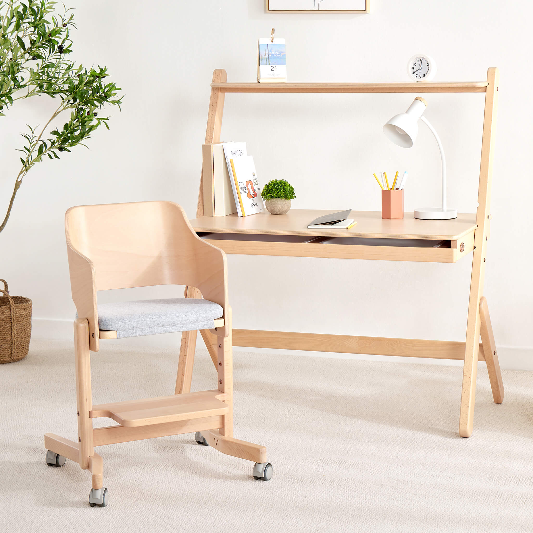 Elite Study Desk and Chair Bundle - Image 3