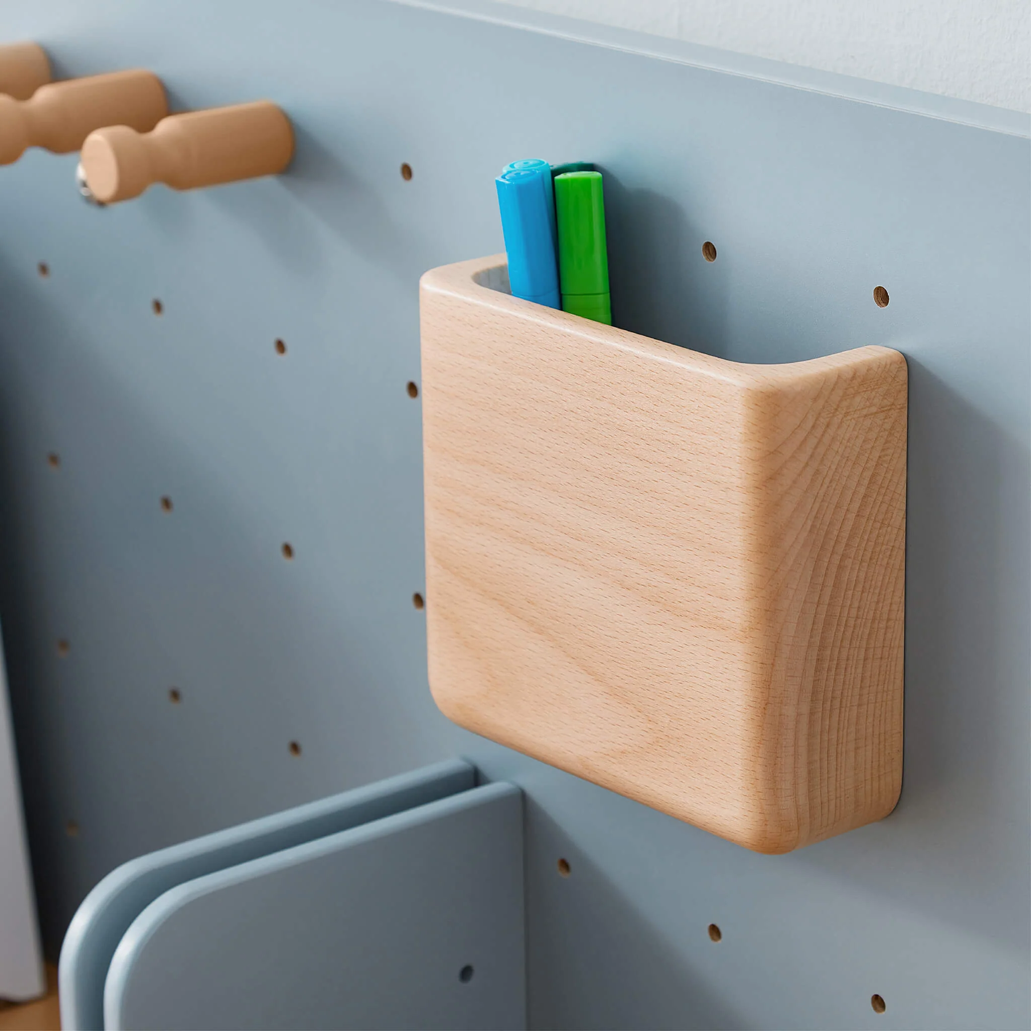 Ergonomic Desk with Pegboard Bookshelf and Study Chair Bundle - Image 12