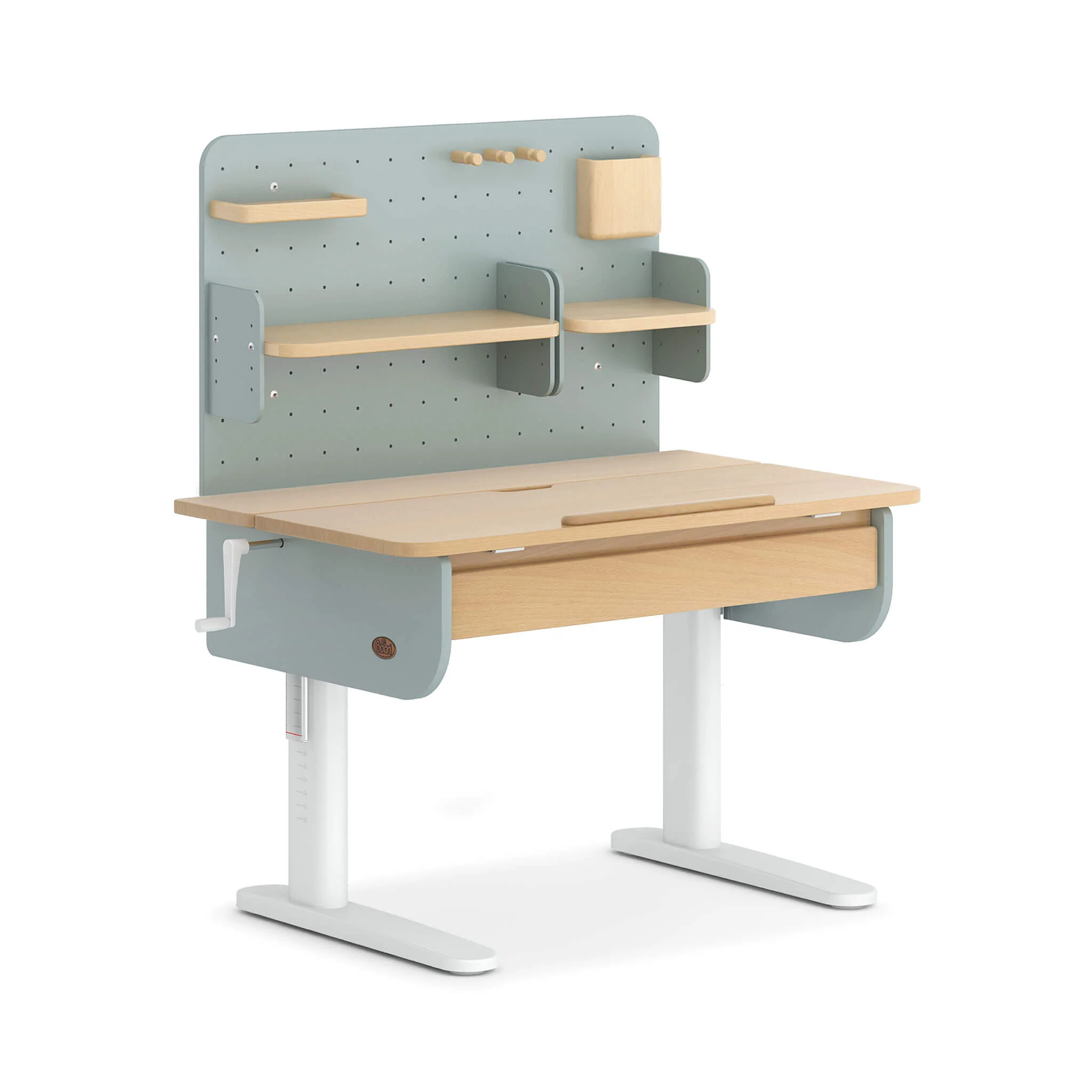 Ergonomic Desk with Pegboard Bookshelf Bundle - Image 14