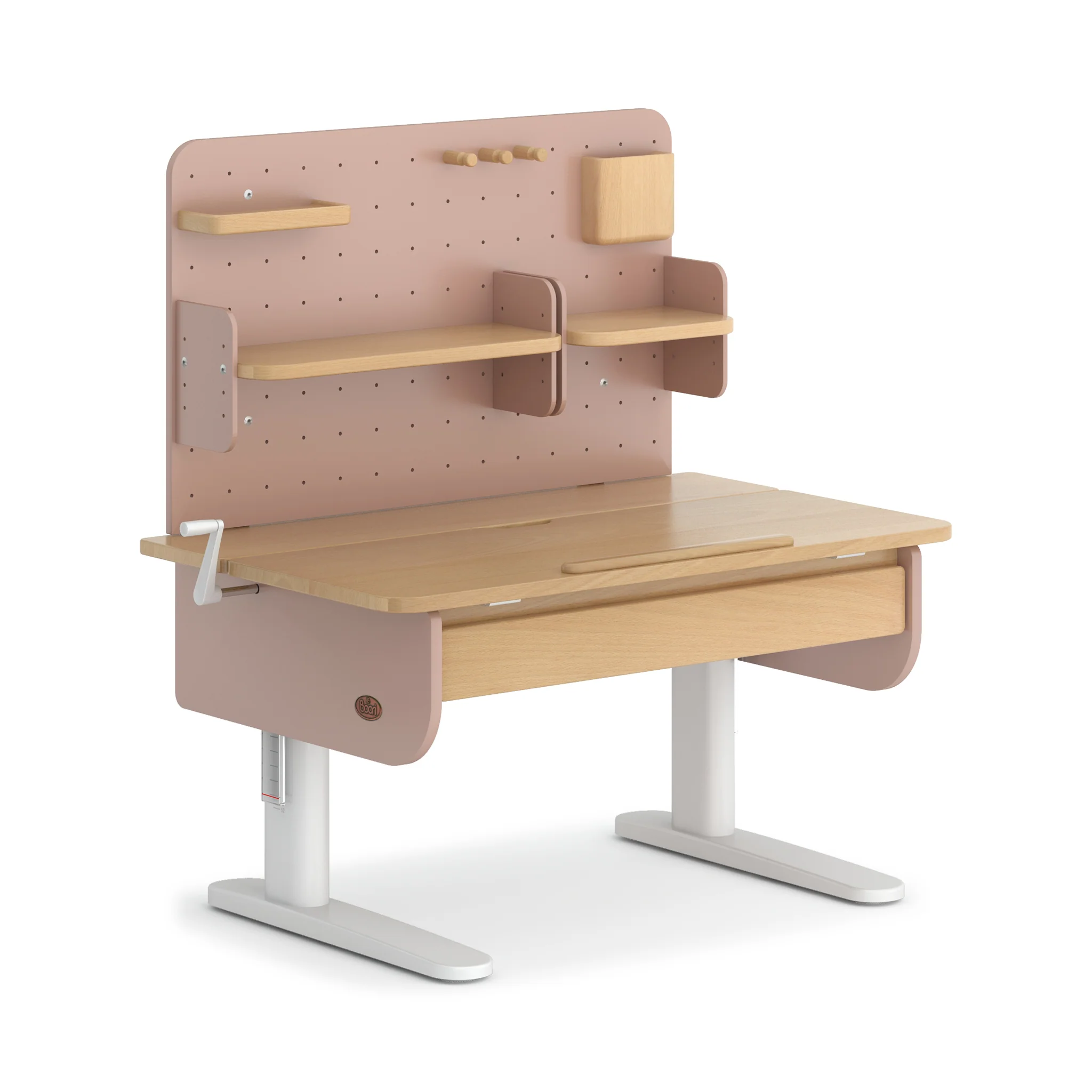 Ergonomic Desk with Pegboard Bookshelf Bundle - Image 16