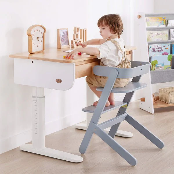 Ergonomic Desk with Pegboard Bookshelf Bundle - Image 9