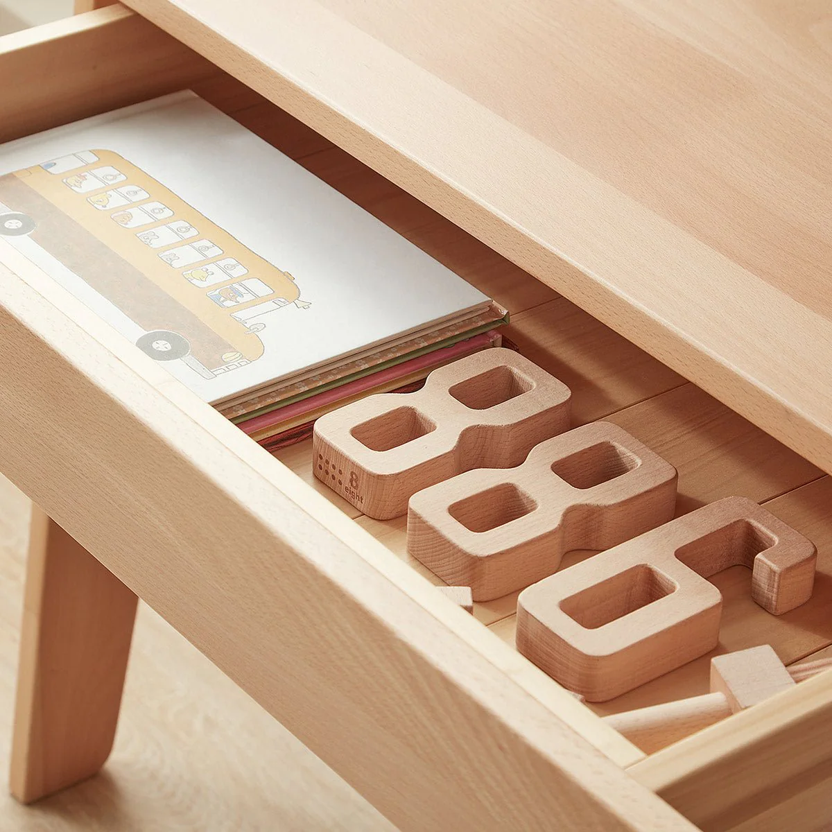 Euler Desk with Pegboard Hutch, Study Chair - Image 5