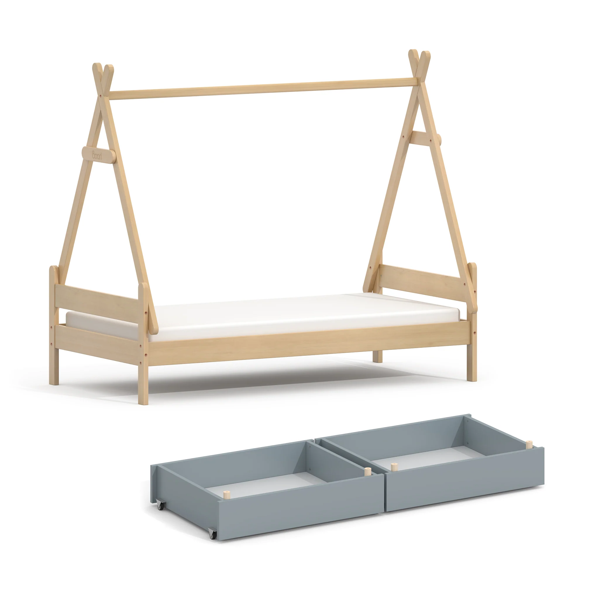 Forest Teepee Single Bed + Under‑Bed Storage Drawers - Image 7