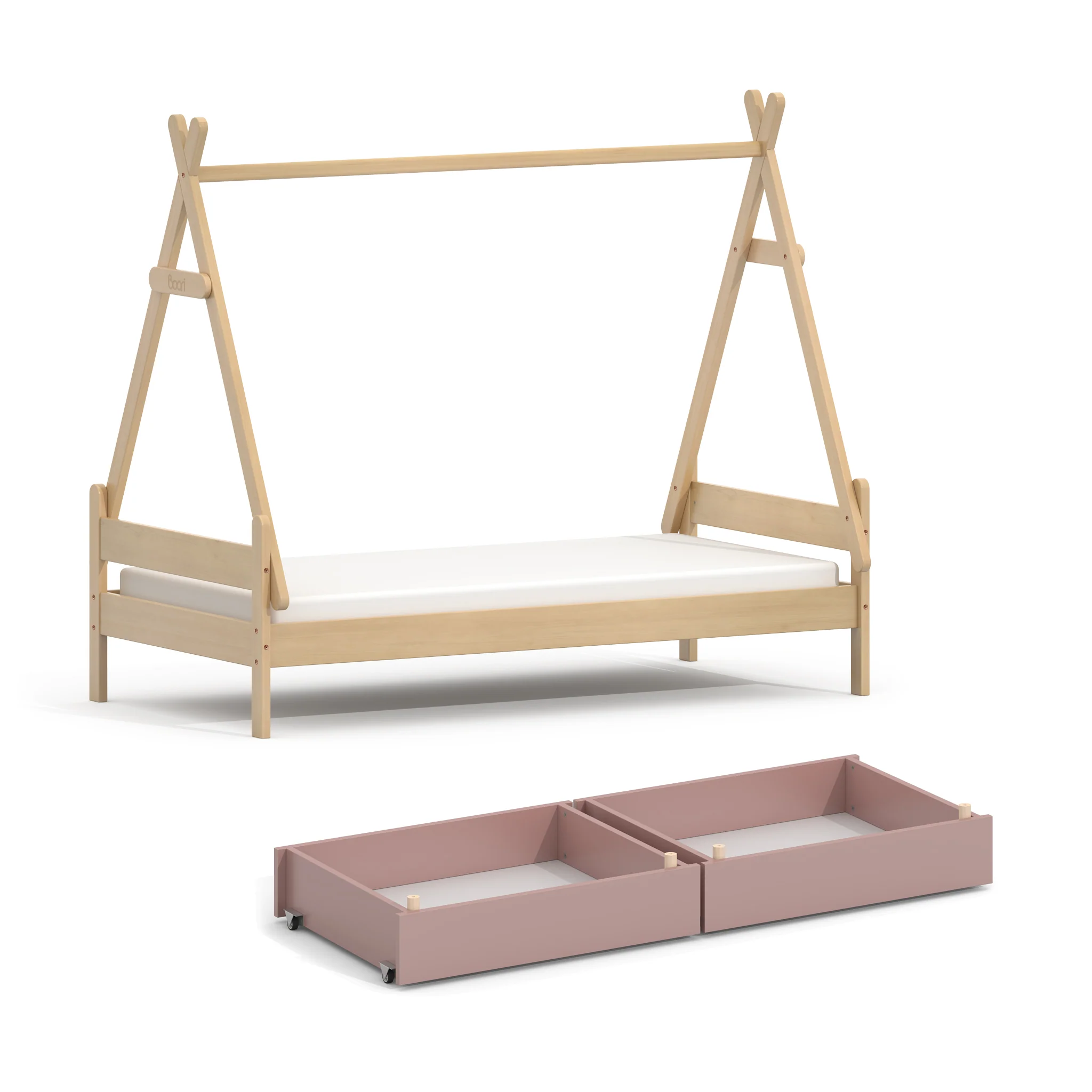 Forest Teepee Single Bed + Under‑Bed Storage Drawers - Image 6