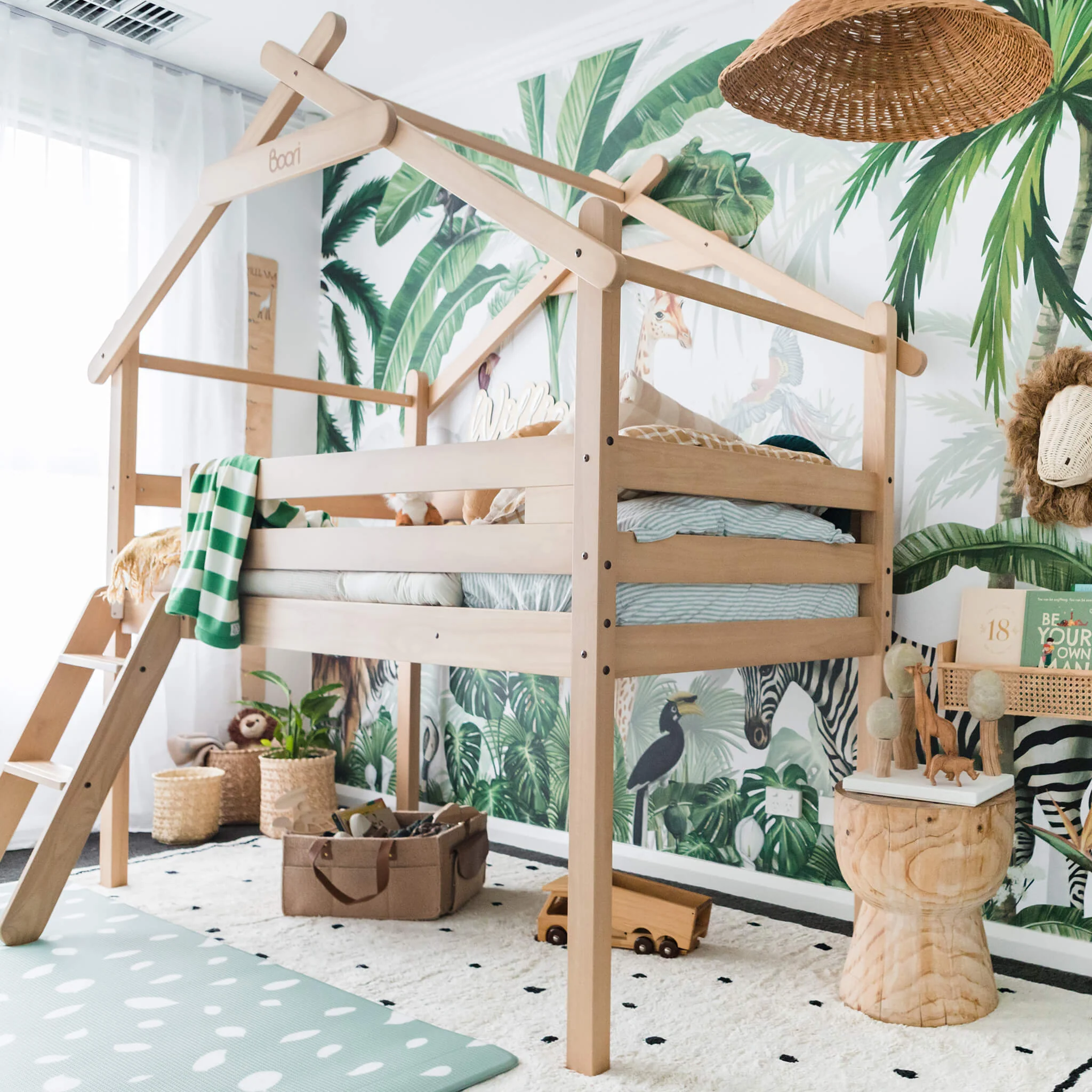 Forest Teepee Single Loft Bed Bundle - Image 14