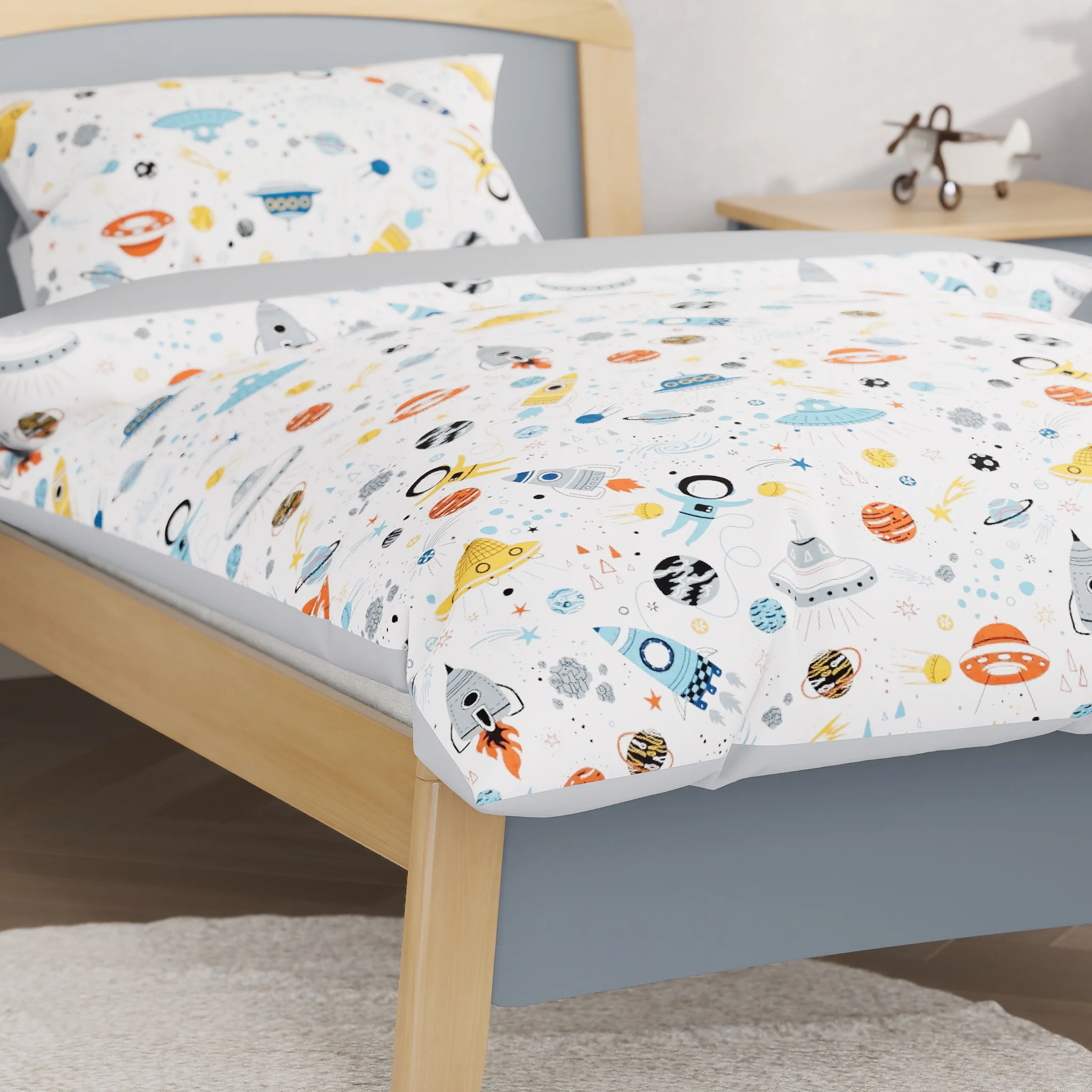 Space Journey Single Quilt Cover Set - Image 5