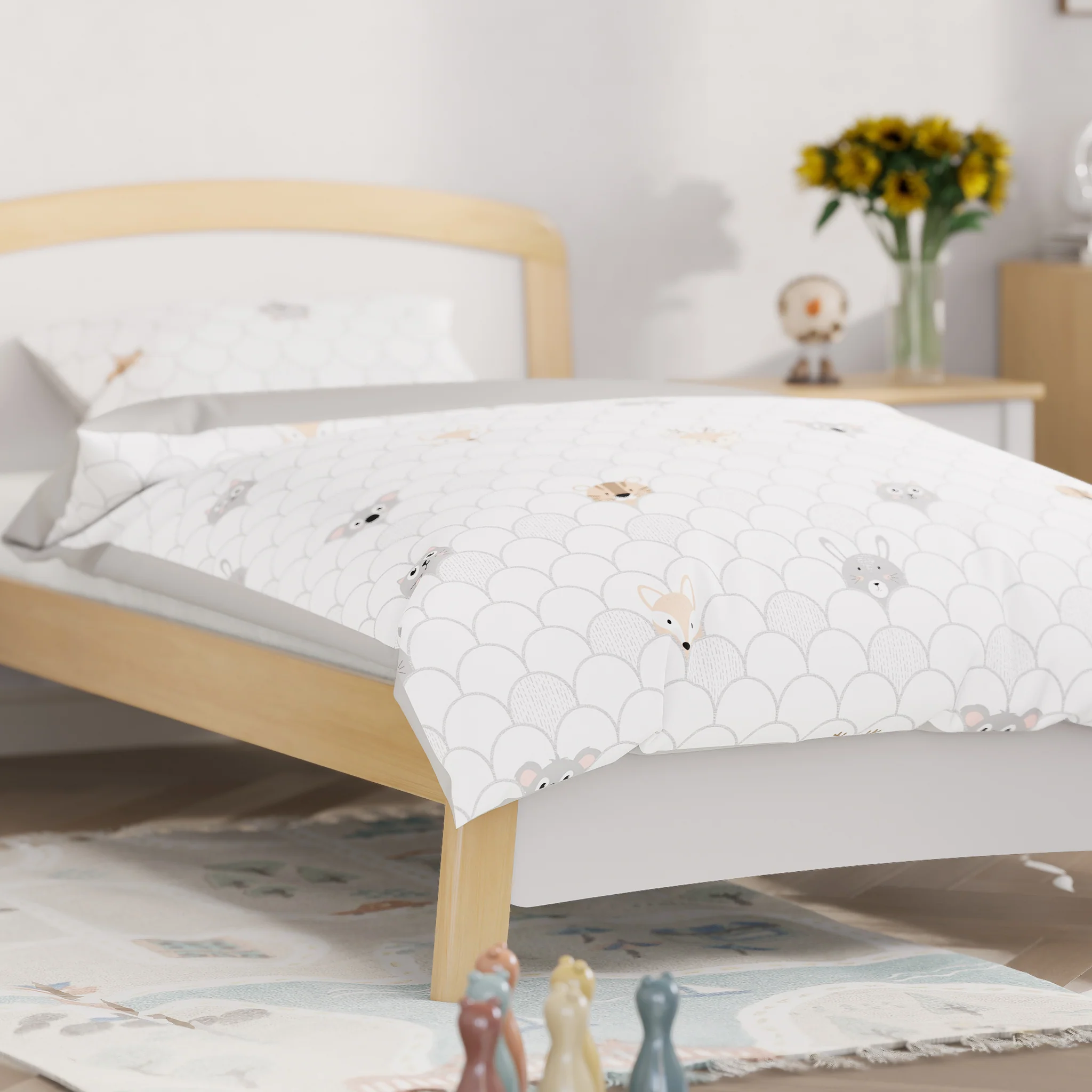 Peek-a-Boo Single Quilt Cover Set - Image 5