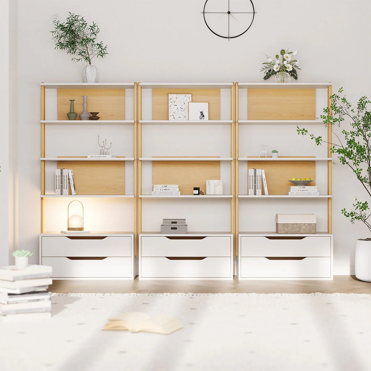 Modular 2 Drawer Bookshelf - Image 3