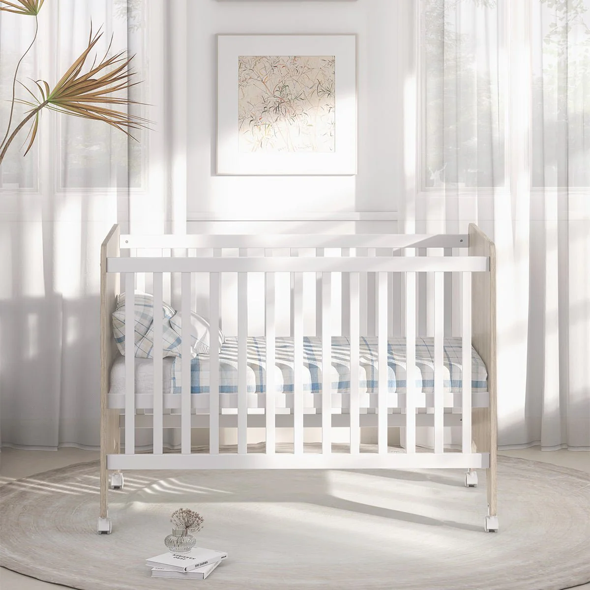 Natty Compact Baby Cot with Mattress Bundle - Image 9
