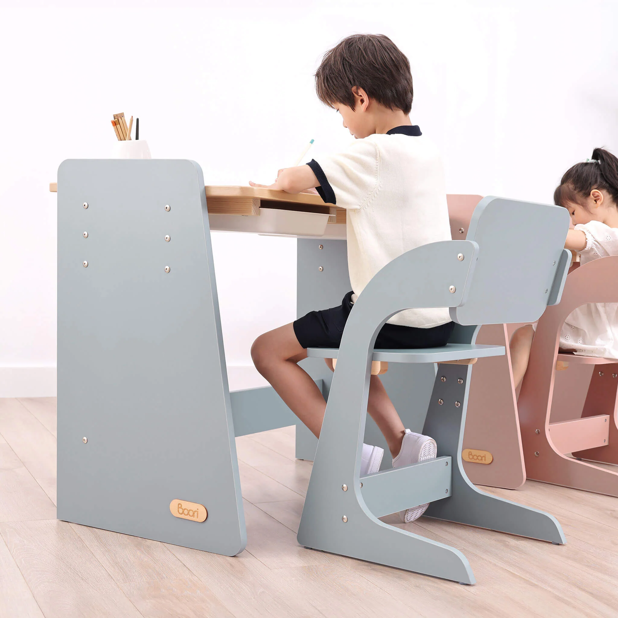 Natty Study Desk with Hutch and Chair Package - Image 8