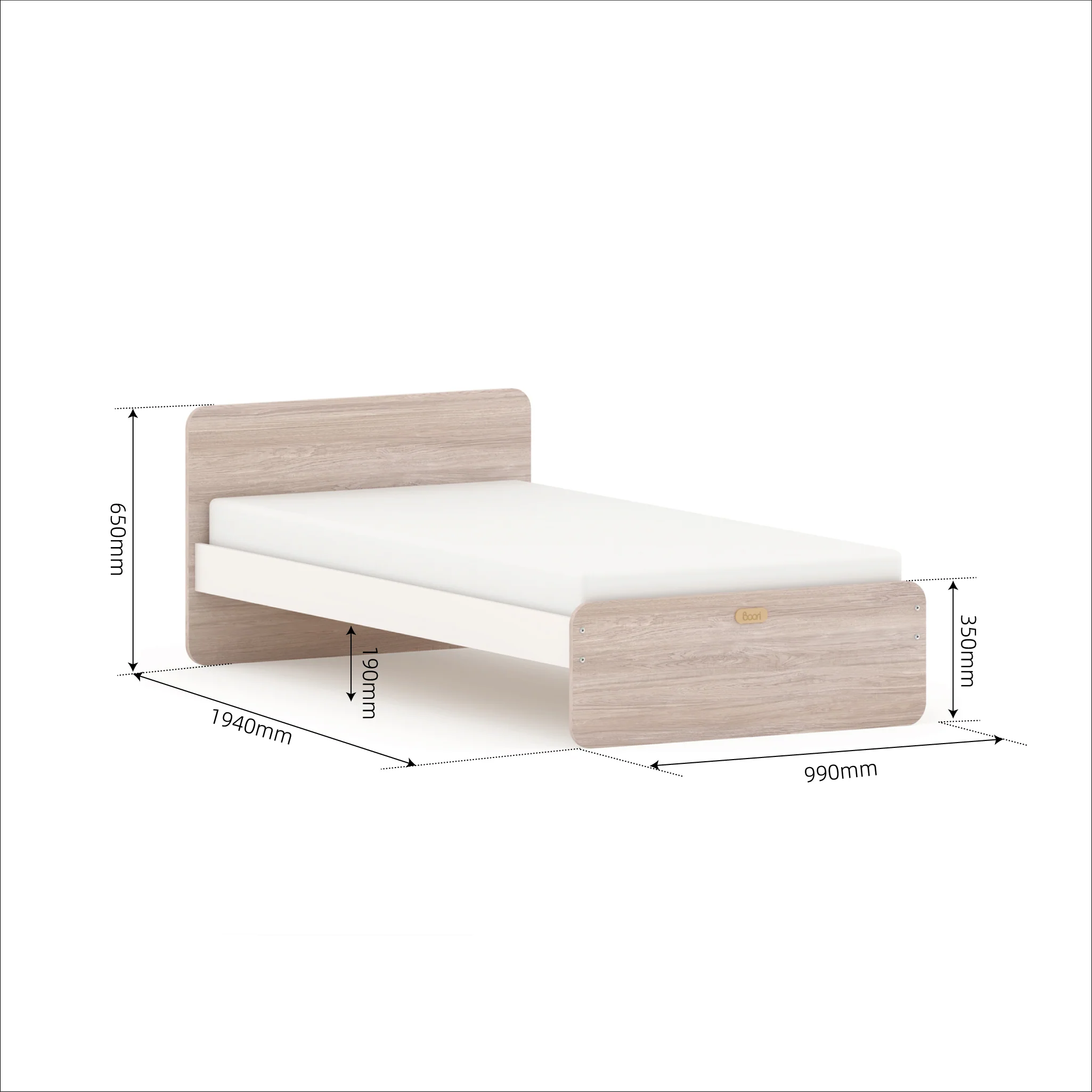 Neat Single Bed with Mattress Bundle - Image 10