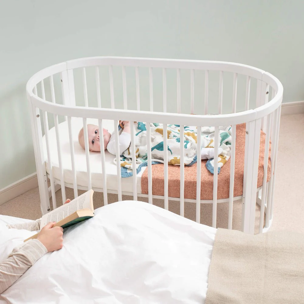 Oasis Oval Cot with Mattress Bundle - Image 5