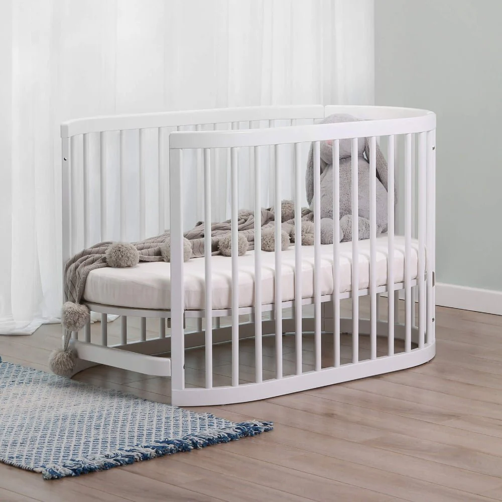 Oasis Oval Cot with Mattress Bundle - Image 8