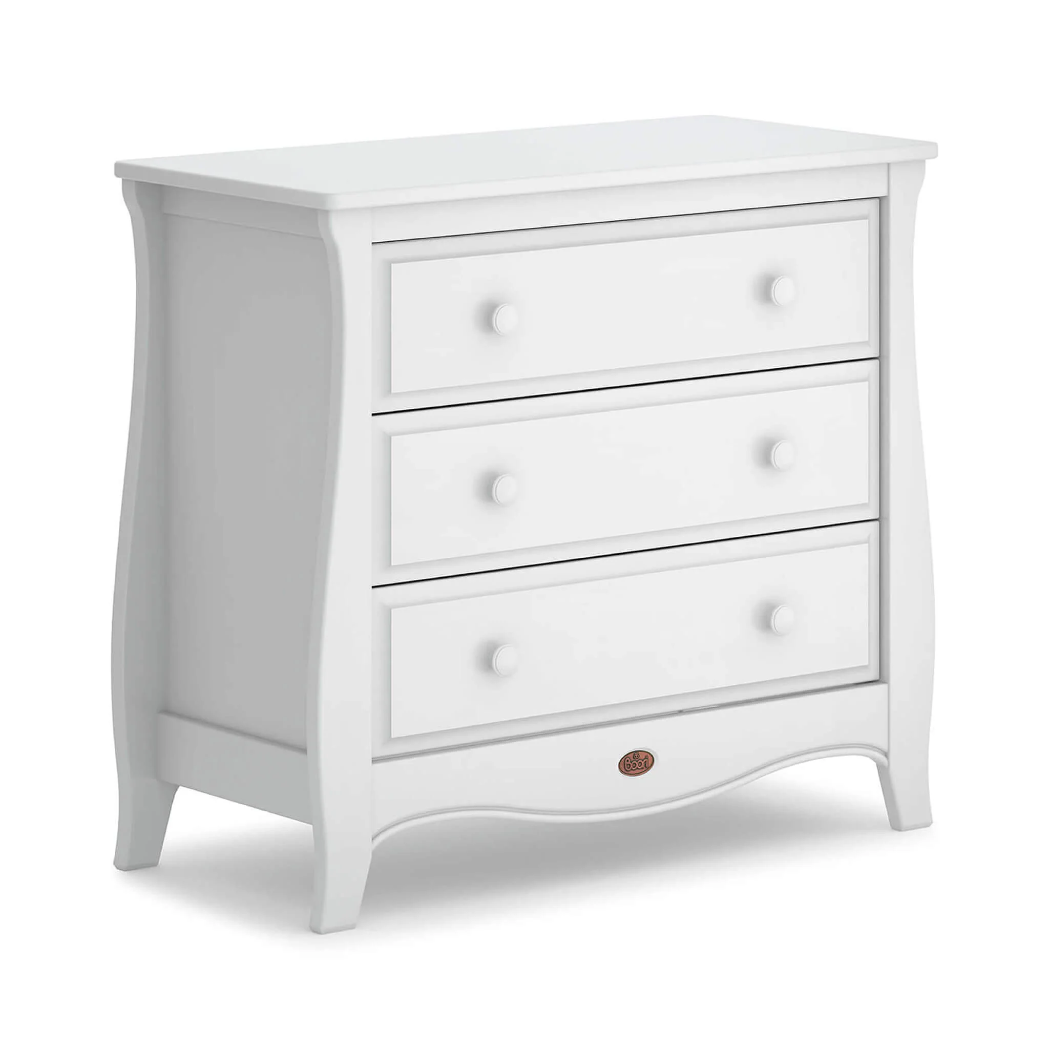 Sleigh 3 Drawer Chest (Smart Assembly) Pebble - Image 8