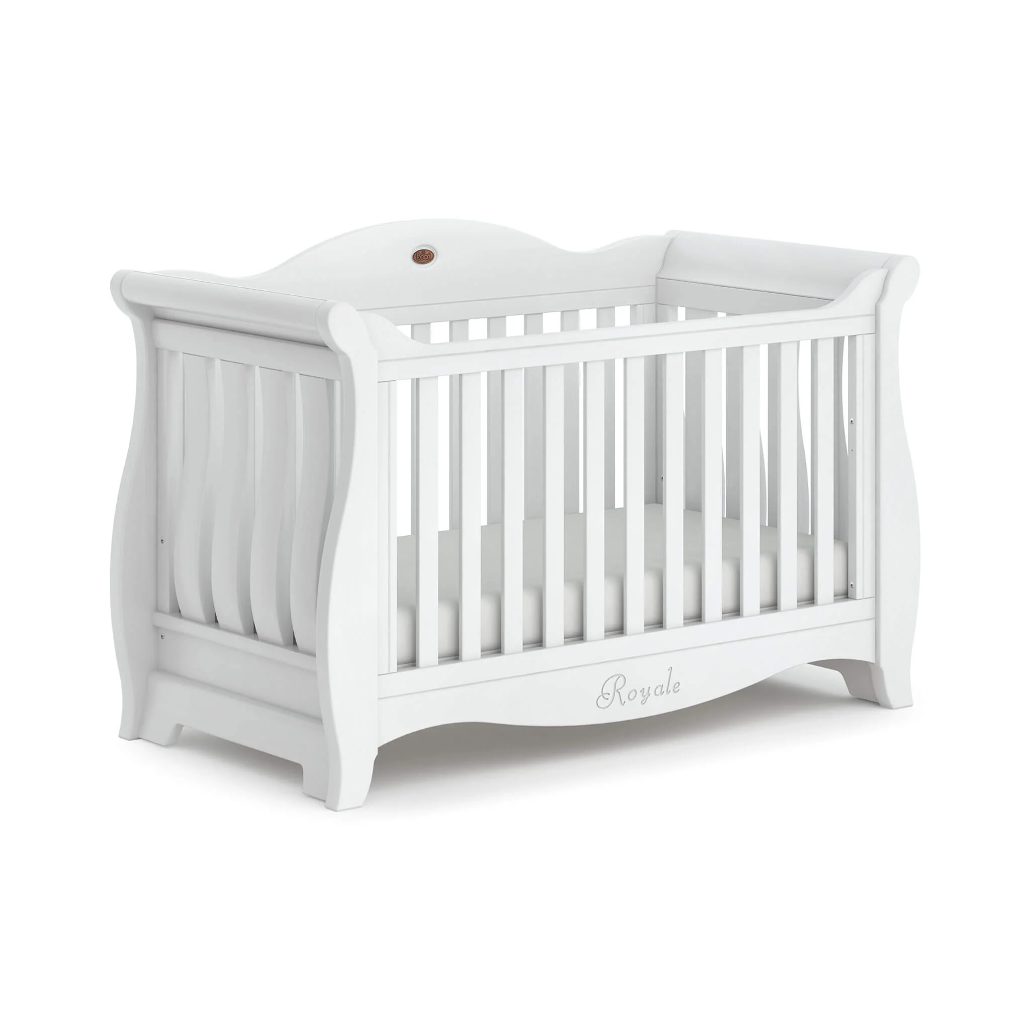 Sleigh Royale Cot Bed with Mattress Bundle - Image 17