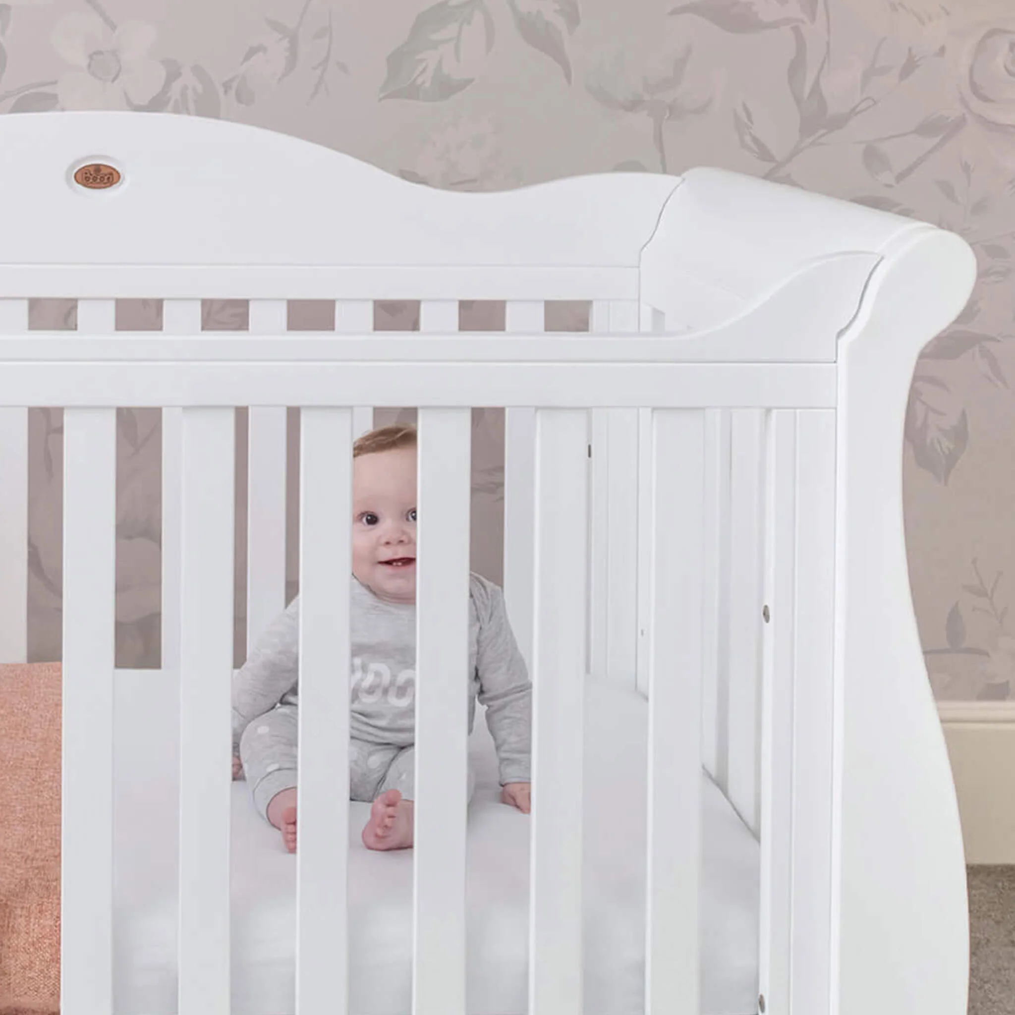 Sleigh Royale Cot Bed with Mattress Bundle - Image 4