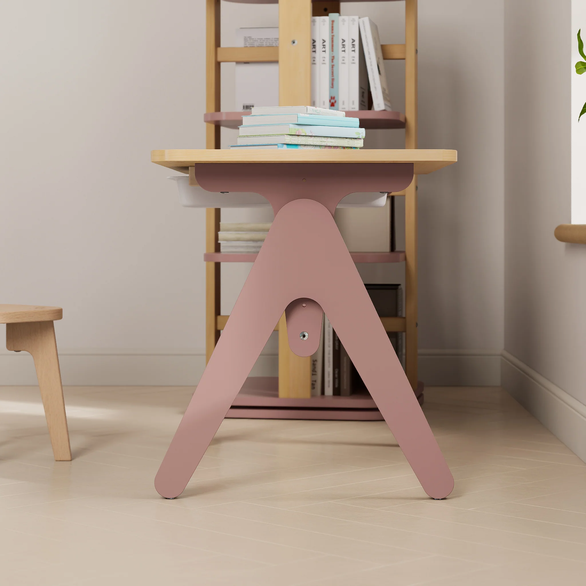 Tidy Learning Table with 2 Chairs and Bookshelf Bundle - Image 18