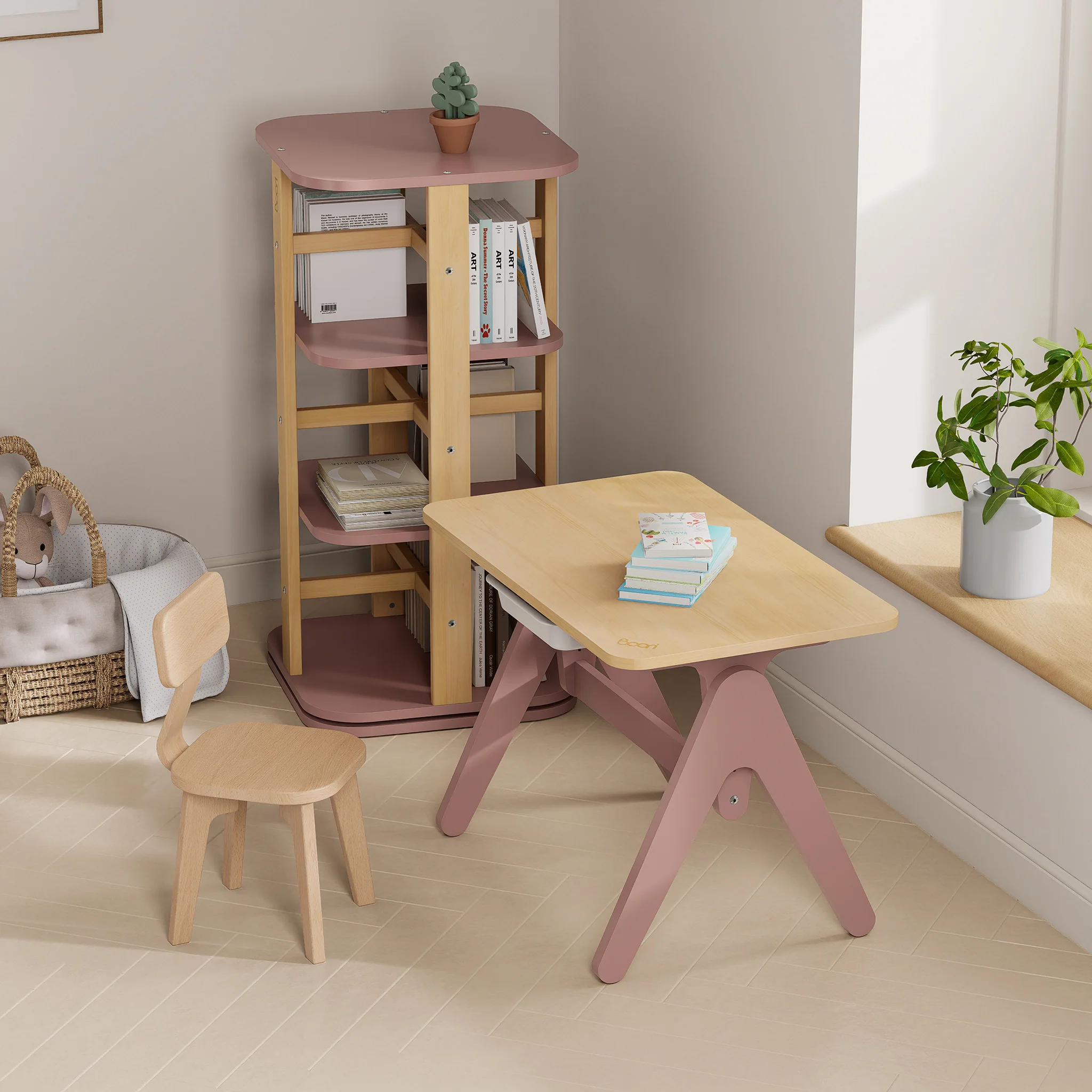 Tidy Learning Table with 2 Chairs and Bookshelf Bundle - Image 20