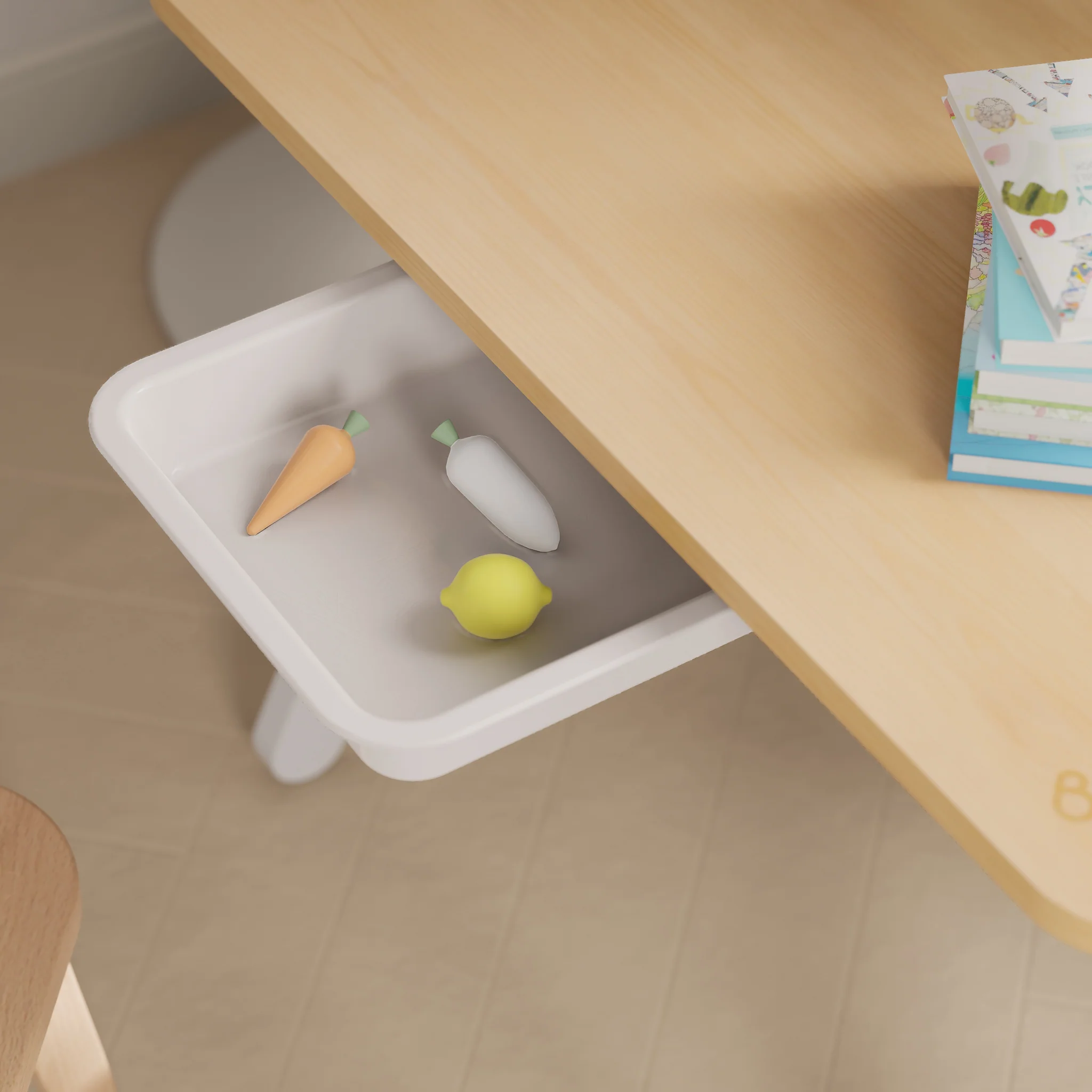Tidy Learning Table and 2 Chairs Bundle - Image 3