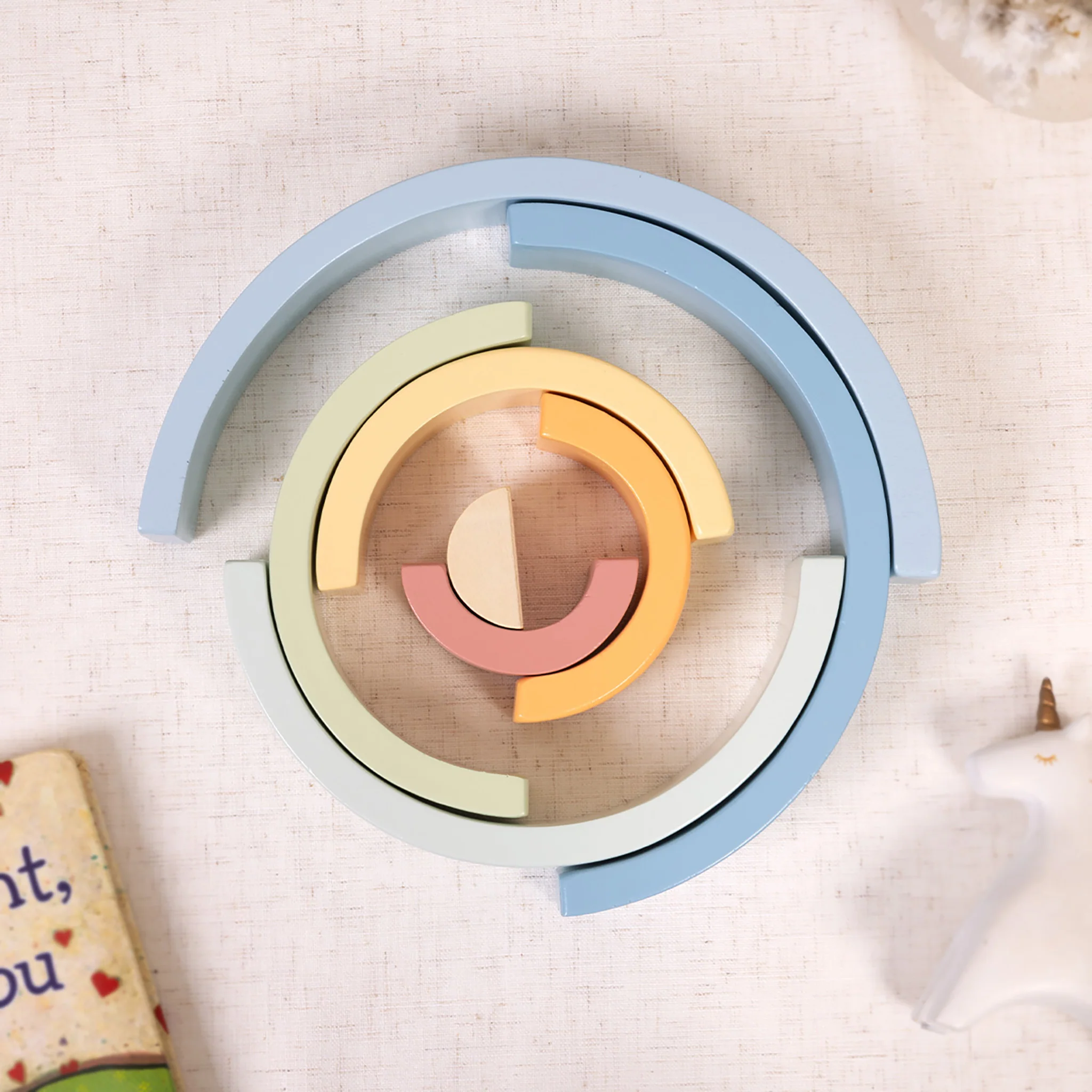 Tooky Toy Rainbow Stacker - Image 4